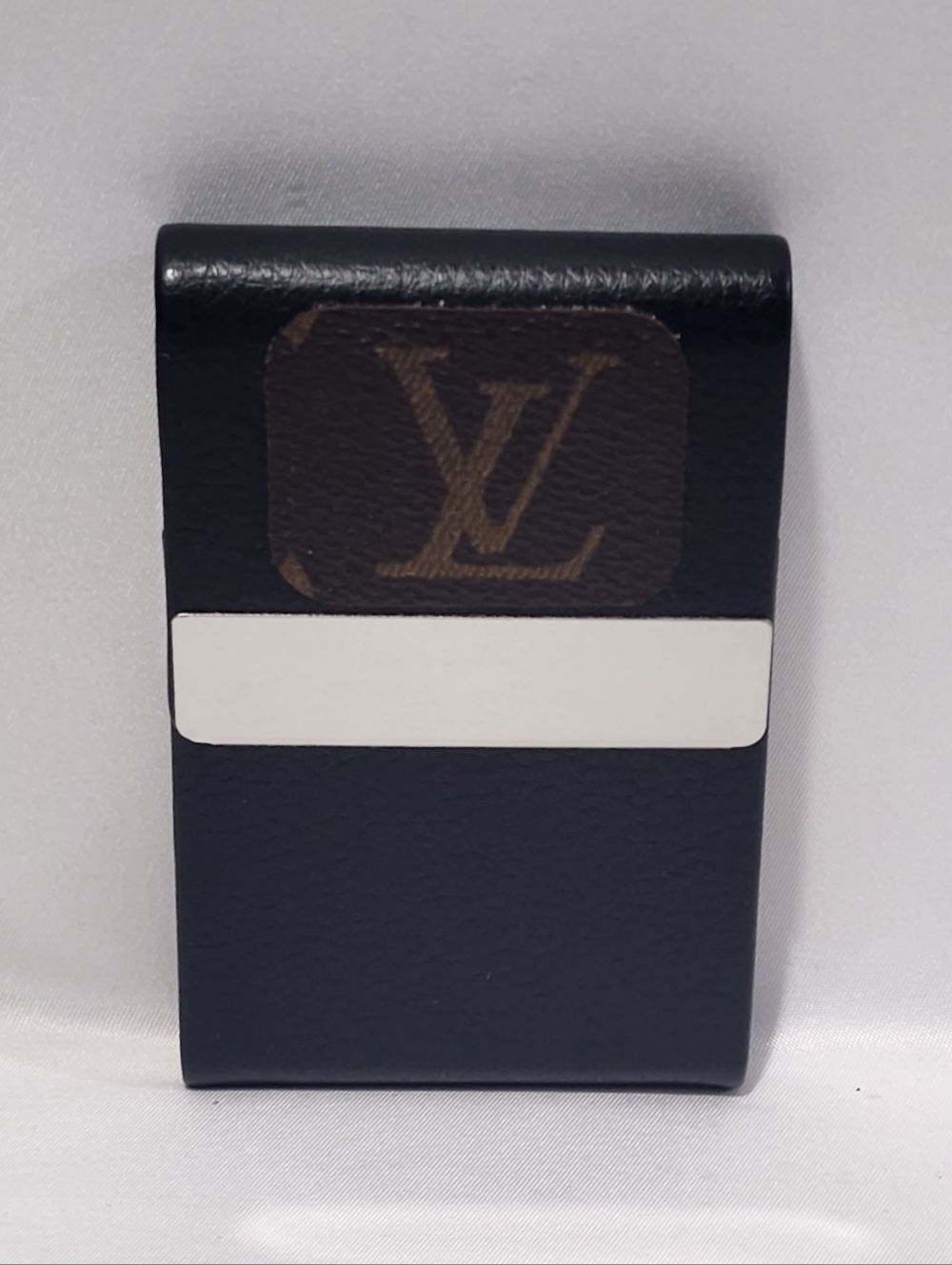 Brown LV Monogram Canvas, Black  Card Holder Louis Vuitton